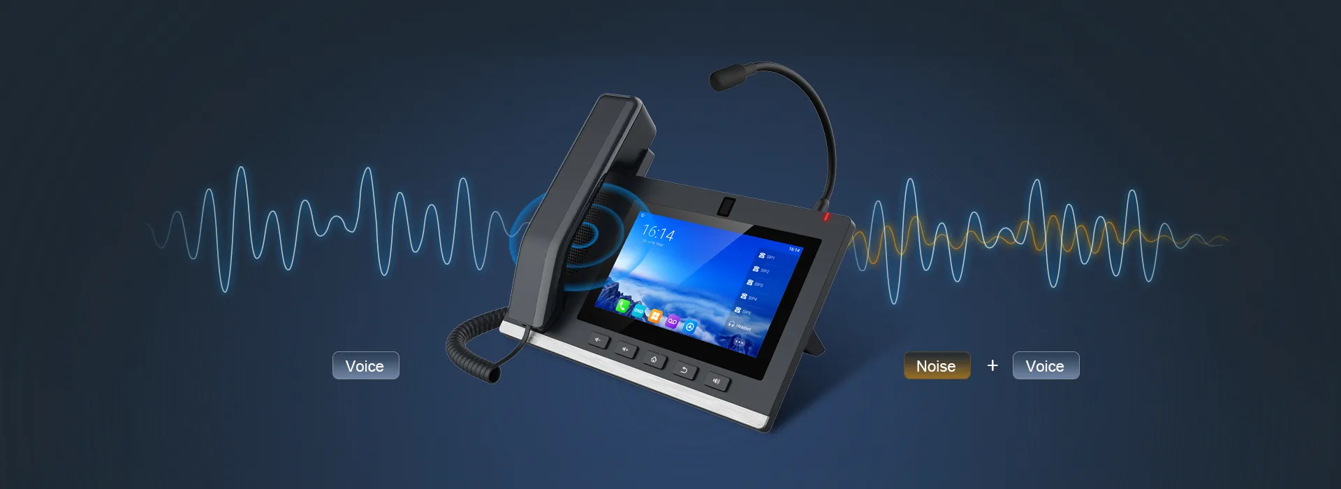 Reducción de ruido de fondo para una transmisión de audio clara