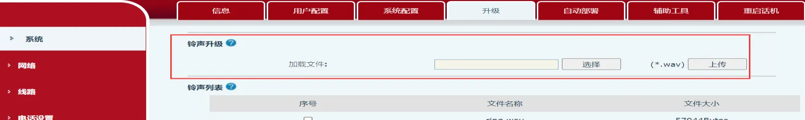 Actualización de tono de llamada