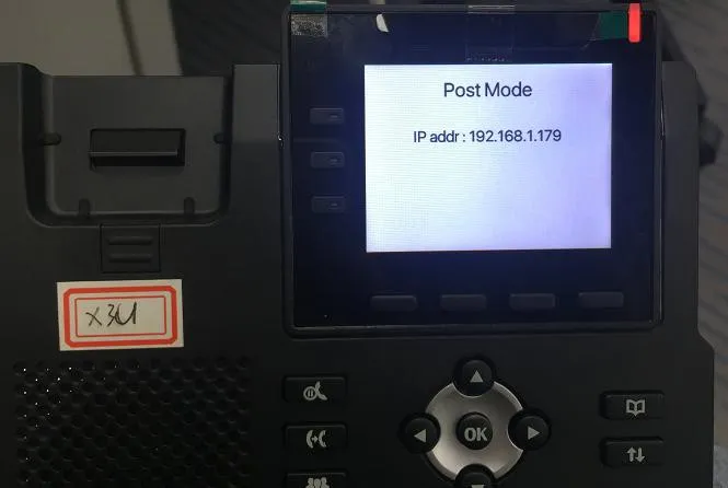 El teléfono entra en modo POST