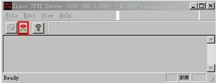 Interfaz del software TFTP