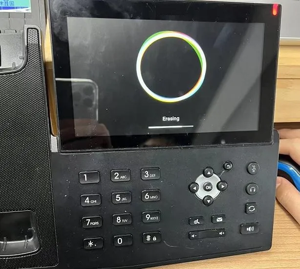 Restablecimiento en curso en teléfono Android