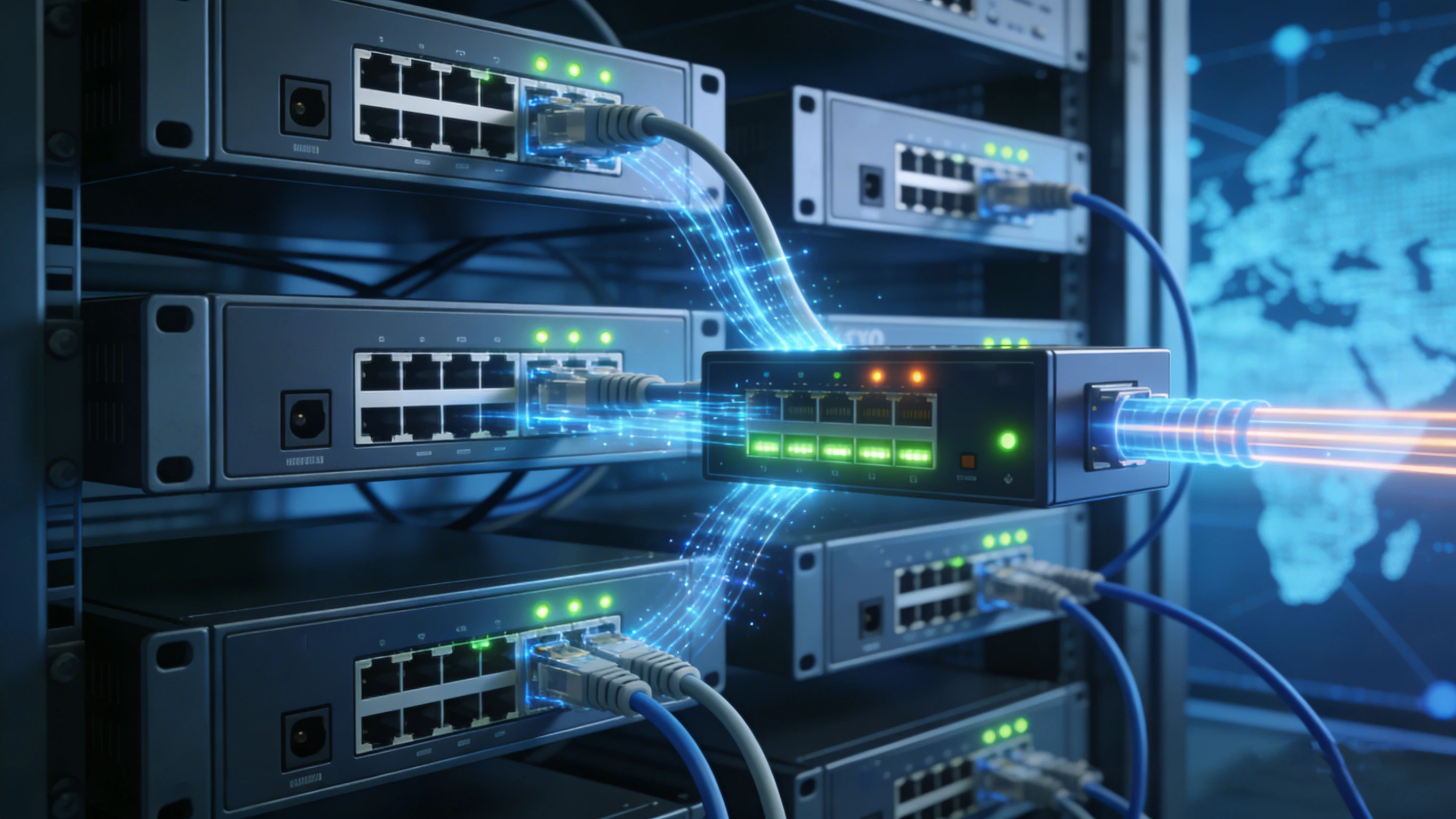 Diagrama de flujo de llamada paso a paso que muestra una llamada PSTN entrante que pasa a través de una puerta de enlace FXO a un IP PBX y un teléfono de escritorio SIP