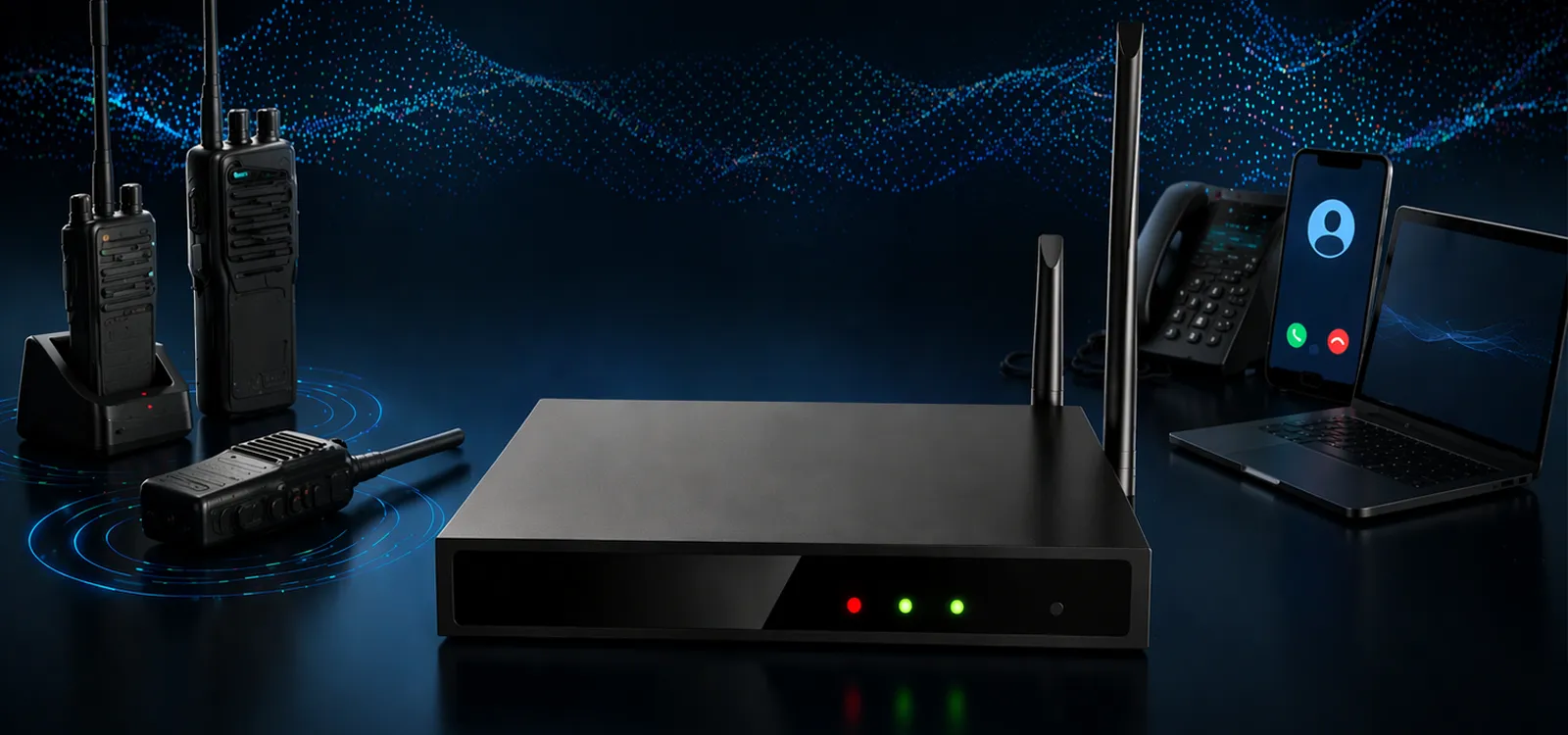 Interoperabilidad entre intercomunicador UHF y SIP