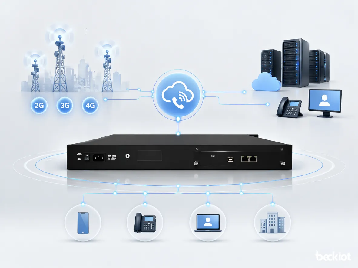 Conectividad de voz GSM / LTE a IP