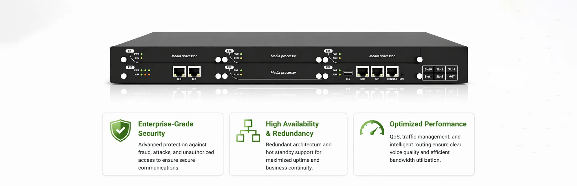 Controlador de Frontera de Sesión Becke SBC3000 con redundancia, seguridad, travesía NAT y optimización QoS