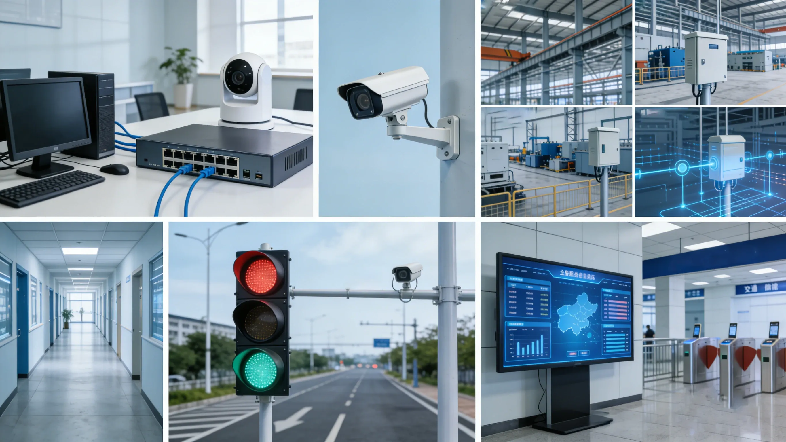 Aplicaciones de PoE plus en teléfonos de oficina, puntos de acceso inalámbricos, intercomunicadores de edificio y cámaras de seguridad en entornos empresariales e industriales