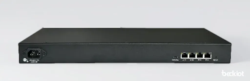 Vista frontal de la pasarela FXS IPGA-16S para integración de teléfonos analógicos y red SIP