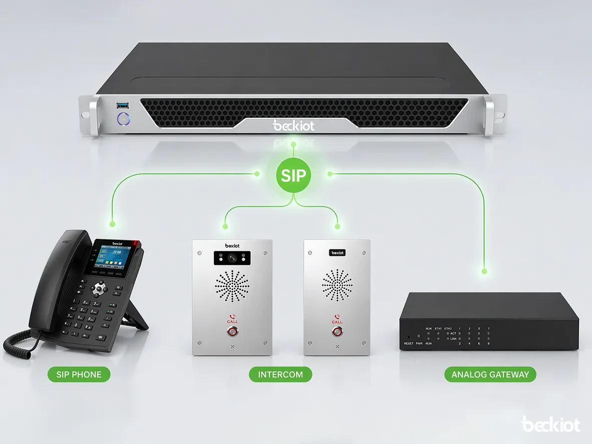 Interoperabilidad SIP abierta con Tipos de endpoint múltiples