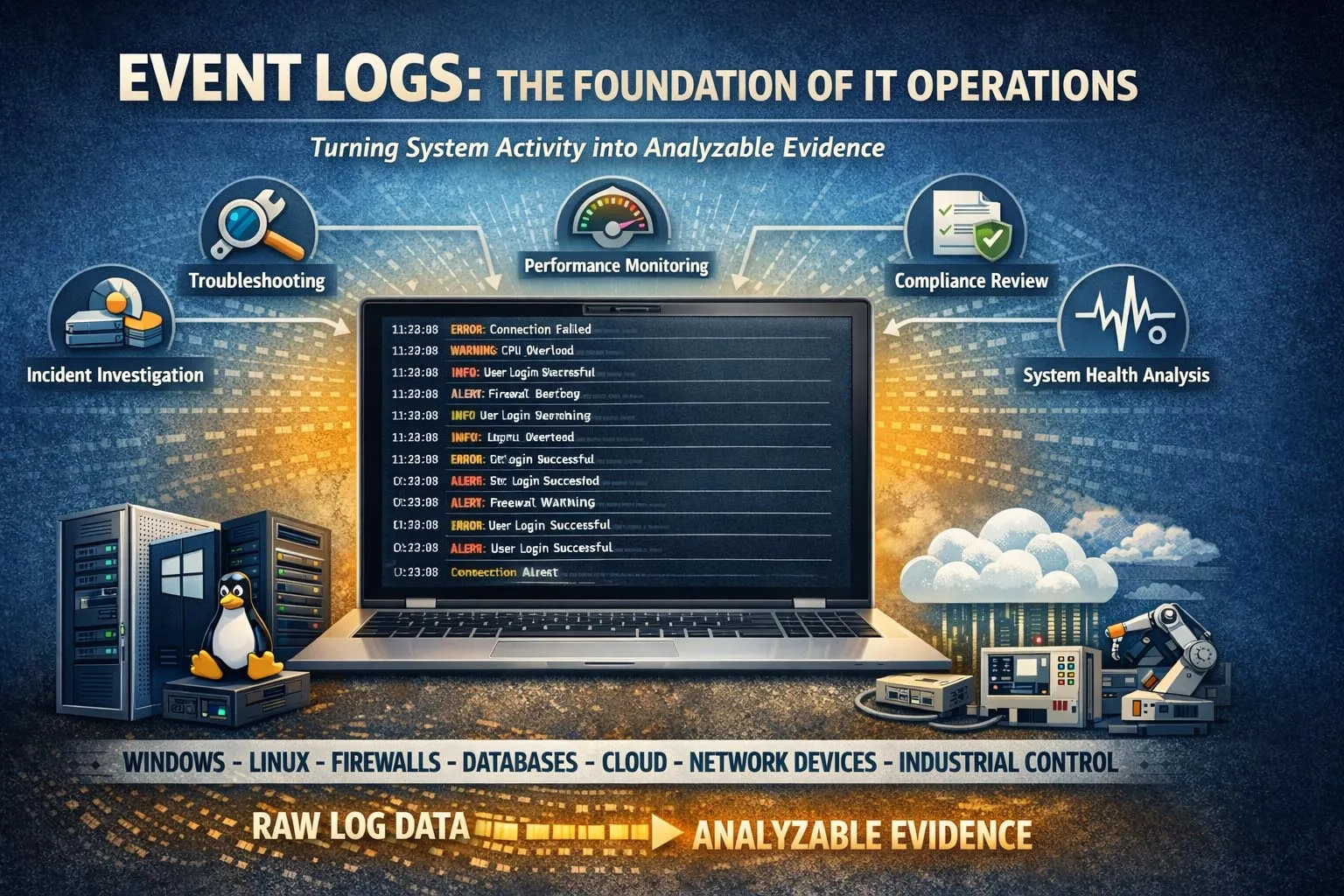 ¿Qué es el registro de eventos? Funciones y aplicaciones