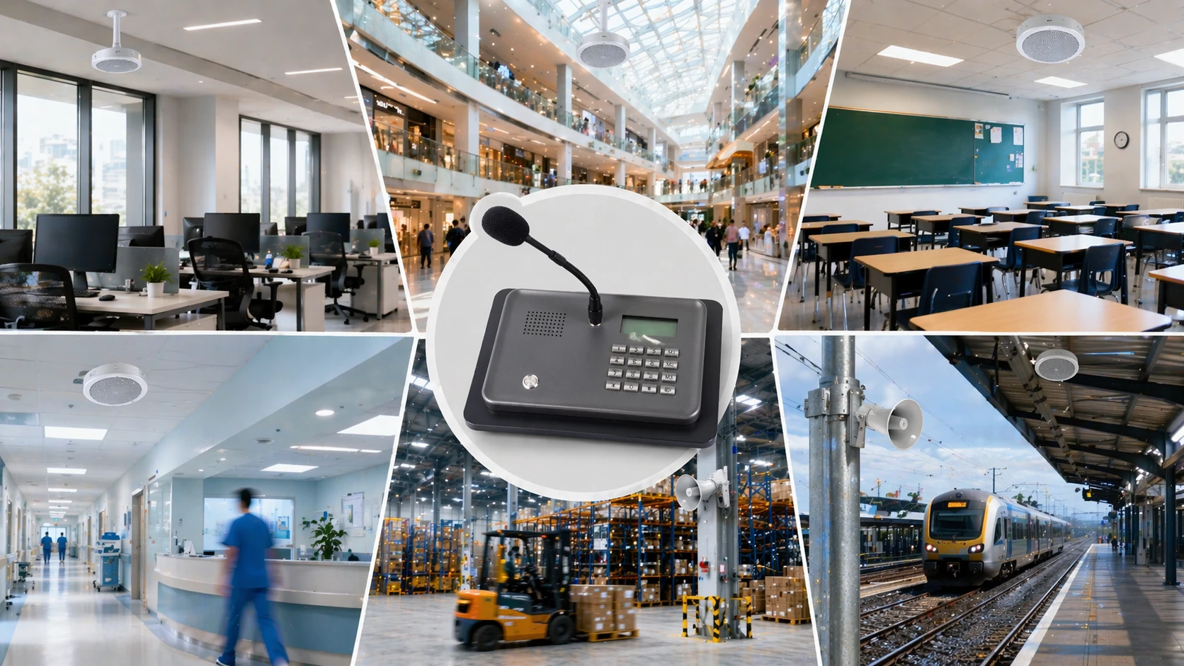 SIP paging applications in offices schools hospitals warehouses and industrial communication environments