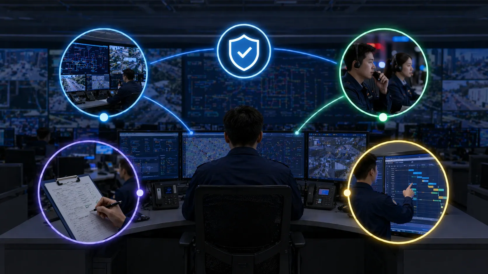 The term duty room usually refers to a room where personnel are assigned to remain on duty during a defined shift. Their role is to maintain awareness of ongoing conditions, receive incoming information, and take action when necessary. Unlike a normal office, a duty room is organized around readiness, supervision, and response rather than general administrative work.  Because of this, duty rooms are often active around the clock or during all critical operating hours. In some facilities, they support routine daily supervision. In others, they are part of a larger emergency management structure and become especially important during alarms, system faults, safety events, or security incidents.  The function of a duty room depends on the operating environment Not all duty rooms perform the same job. In a factory, the duty room may focus on equipment status, fault reporting, industrial communication, and incident escalation. In a hospital, it may coordinate calls, internal notifications, and on-duty support teams. In a transport hub, it may link field staff, public address systems, video surveillance, and emergency response processes.  This means the meaning of a duty room is broader than a simple guard post or reception desk. It is better understood as an operational service point where information is collected, decisions are made, and action is coordinated in real time.  Duty room environment with operators monitoring communication systems alarms cameras and facility status screens  A duty room provides a central space for monitoring, communication, and operational response.  How a Duty Room Works Incoming information is collected from multiple channels A duty room typically receives information from several sources at the same time. These may include telephone calls, SIP intercom calls, emergency help points, radio systems, alarm platforms, access control events, building management systems, public address systems, and CCTV feeds. Operators on duty review these inputs, confirm the nature of the event, and decide what action should follow.  In more advanced installations, these inputs are integrated into a unified interface. Instead of switching between disconnected systems, staff can view alarms, answer calls, check video, trigger broadcasts, and log incidents through a centralized platform. This improves response speed and reduces the chance of missing critical information.  Operators assess, communicate, and dispatch actions Once an event reaches the duty room, the next step is assessment. Staff determine whether the event is routine, technical, safety-related, or urgent. They may call back the reporting point, talk to field personnel, open live video, notify supervisors, or initiate a predefined workflow. In some environments, the duty room also serves as the first escalation point for abnormal events.  Communication is one of the most important working mechanisms in a duty room. The room usually connects to desk phones, industrial telephones, intercom terminals, dispatch consoles, radio gateways, or paging microphones. This allows the duty team to coordinate between internal departments, maintenance crews, security teams, and off-site responders.  Operational records and shift continuity are maintained A duty room does not only react in the moment. It also maintains continuity between shifts. Logs, handover notes, incident records, event histories, and duty reports help ensure that important information is not lost when personnel change. This is especially important in twenty-four-hour environments where unresolved issues may continue across several shifts.  Many modern duty rooms use digital logging systems to record event times, staff actions, communication history, and response outcomes. These records support accountability, trend analysis, compliance review, and operational improvement over time.  Duty room workflow showing alarm intake call handling incident review and coordination with field teams  Duty room workflows usually combine alarm intake, communication handling, assessment, dispatch, and reporting.  Main Components of a Duty Room Communication equipment and dispatch tools Most duty rooms rely on strong communication infrastructure. This may include IP phones, SIP-based intercoms, industrial telephones, radio consoles, dispatch software, paging microphones, loudspeaker broadcast controls, and emergency call interfaces. The exact combination depends on whether the environment is industrial, commercial, public safety oriented, or facility based.  In integrated systems, these tools work together rather than separately. For example, an incoming help point call may automatically appear on the duty room console, while linked video opens on screen and the operator gains immediate access to paging or escalation options.  Monitoring displays and status interfaces Duty rooms often include monitors or video walls showing live cameras, alarm status, communication activity, maps, access events, or equipment health data. These visual tools improve situational awareness by allowing operators to understand what is happening without relying on voice reports alone.  For high-demand sites, screen layout and interface design are important. Operators must be able to identify priority events quickly and avoid visual overload. A well-designed duty room interface supports rapid recognition rather than unnecessary complexity.  Logging, documentation, and workflow support Even a highly connected duty room still needs clear process support. Standard operating procedures, escalation paths, event categories, duty schedules, contact lists, and digital logs are all part of effective operation. Technology alone does not make a duty room efficient. The working process around the technology is equally important.  That is why duty rooms often include both communication equipment and management tools. Together, they support response quality, staff coordination, and shift-to-shift operational consistency.  Benefits of a Duty Room Centralized monitoring and faster awareness One of the main benefits of a duty room is centralized visibility. Instead of leaving alarms, calls, and status information scattered across separate locations, the organization creates a dedicated point where events can be seen and addressed quickly. This shortens the time between event detection and response.  Centralized awareness is particularly important in large sites, multi-building environments, transport systems, industrial facilities, and critical infrastructure operations where information may come from many sources at once.  Improved communication during routine and emergency events A duty room gives organizations a structured communication hub. Staff can answer incoming calls, contact field teams, issue announcements, notify supervisors, and coordinate with other departments from one operational location. During emergencies, this communication role becomes even more valuable because response depends on fast and accurate information flow.  Without a clear duty room structure, messages may be delayed, duplicated, or lost between departments. A well-run duty room helps prevent confusion and supports more disciplined incident management.  Better shift management and operational continuity Because duty rooms are organized around shifts, they support continuity over time. Incoming teams can review active issues, understand what has already been done, and continue handling open events without starting from zero. This reduces operational gaps and improves consistency.  In environments with twenty-four-hour operations, continuity is one of the most practical advantages. It helps organizations maintain reliability even when staff rotate frequently.  Stronger accountability and incident traceability When a duty room uses clear procedures and event logging, it becomes easier to review who received an alert, what action was taken, when escalation occurred, and how the event was resolved. This improves accountability and supports audits, post-incident review, compliance reporting, and service quality improvement.  For management teams, traceability is often as important as live response. It turns operational activity into data that can be reviewed and improved.  A good duty room improves not only response speed, but also clarity, coordination, and traceability across the entire operation. 168.webp  Duty rooms help organizations centralize awareness, improve coordination, and maintain operational continuity.