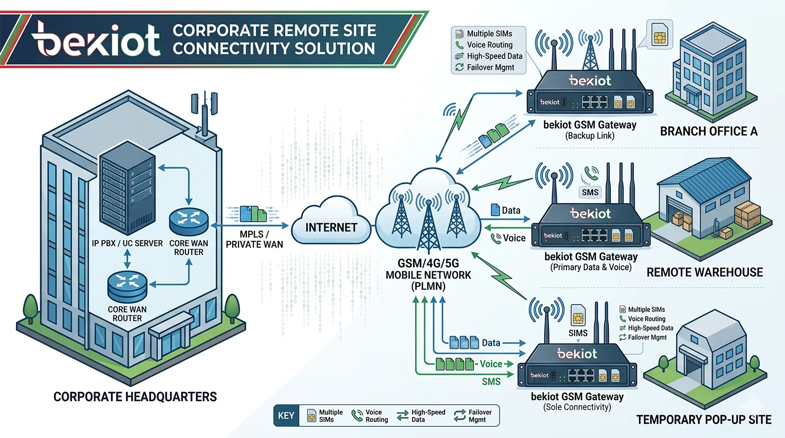 O que é um gateway GSM? Recursos, benefícios e aplicações empresariais