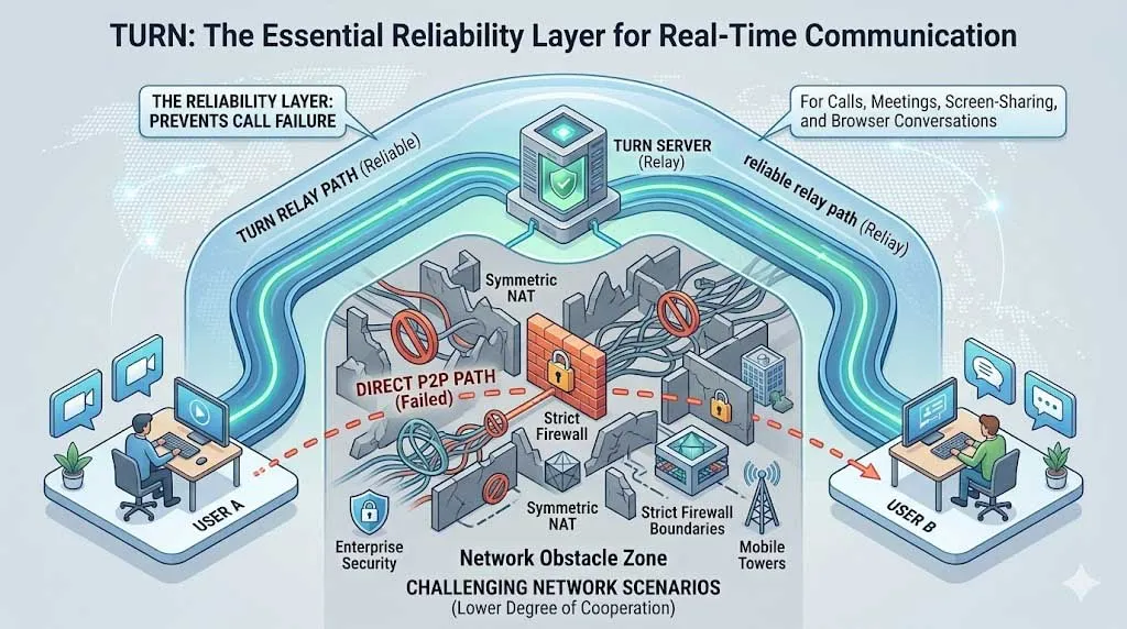 ¿Qué es TURN (Traversal Using Relays around NAT)? Usos, funcionamiento y aplicaciones