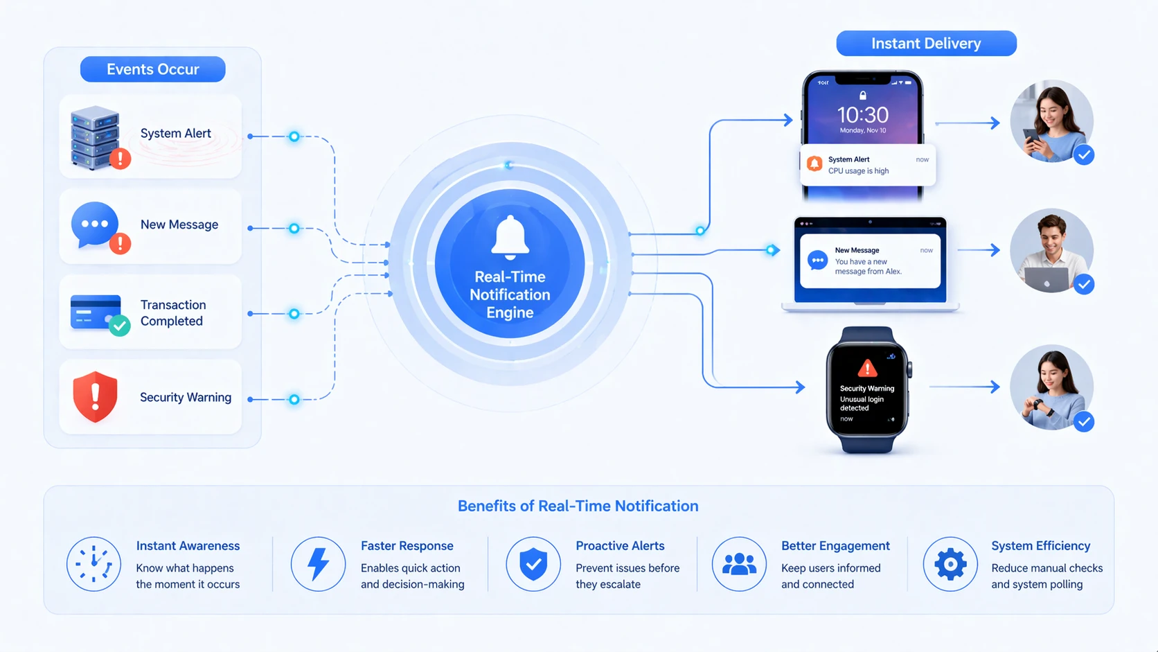 ¿Qué es la Notificación en Tiempo Real? Características y Aplicaciones