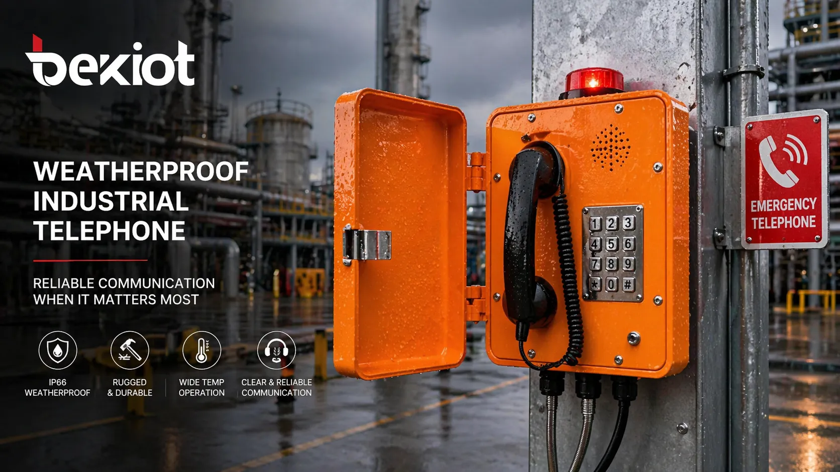 What Is a Weatherproof Industrial Telephone Used For?