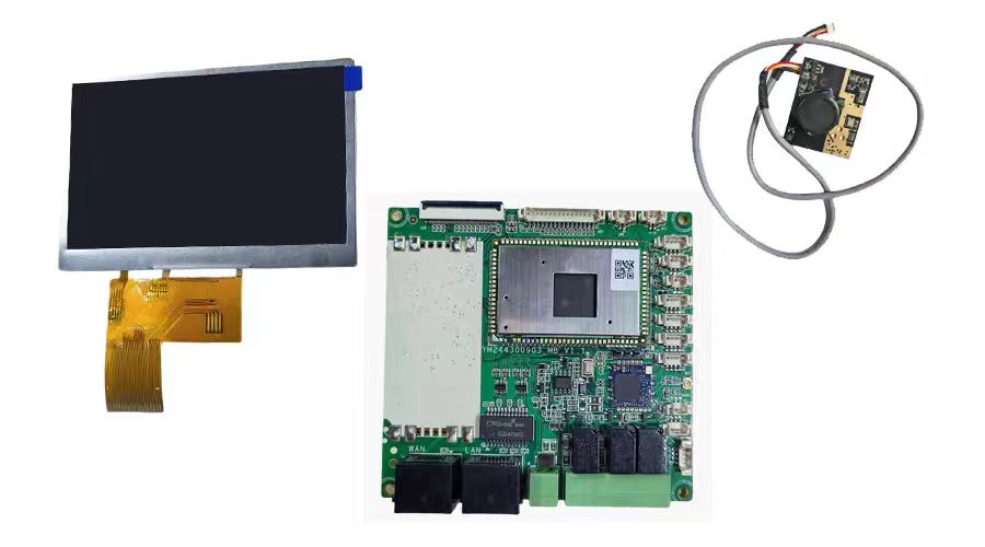 placa principal BM430 para teléfono industrial con intercomunicación SIP y terminales de megafonía