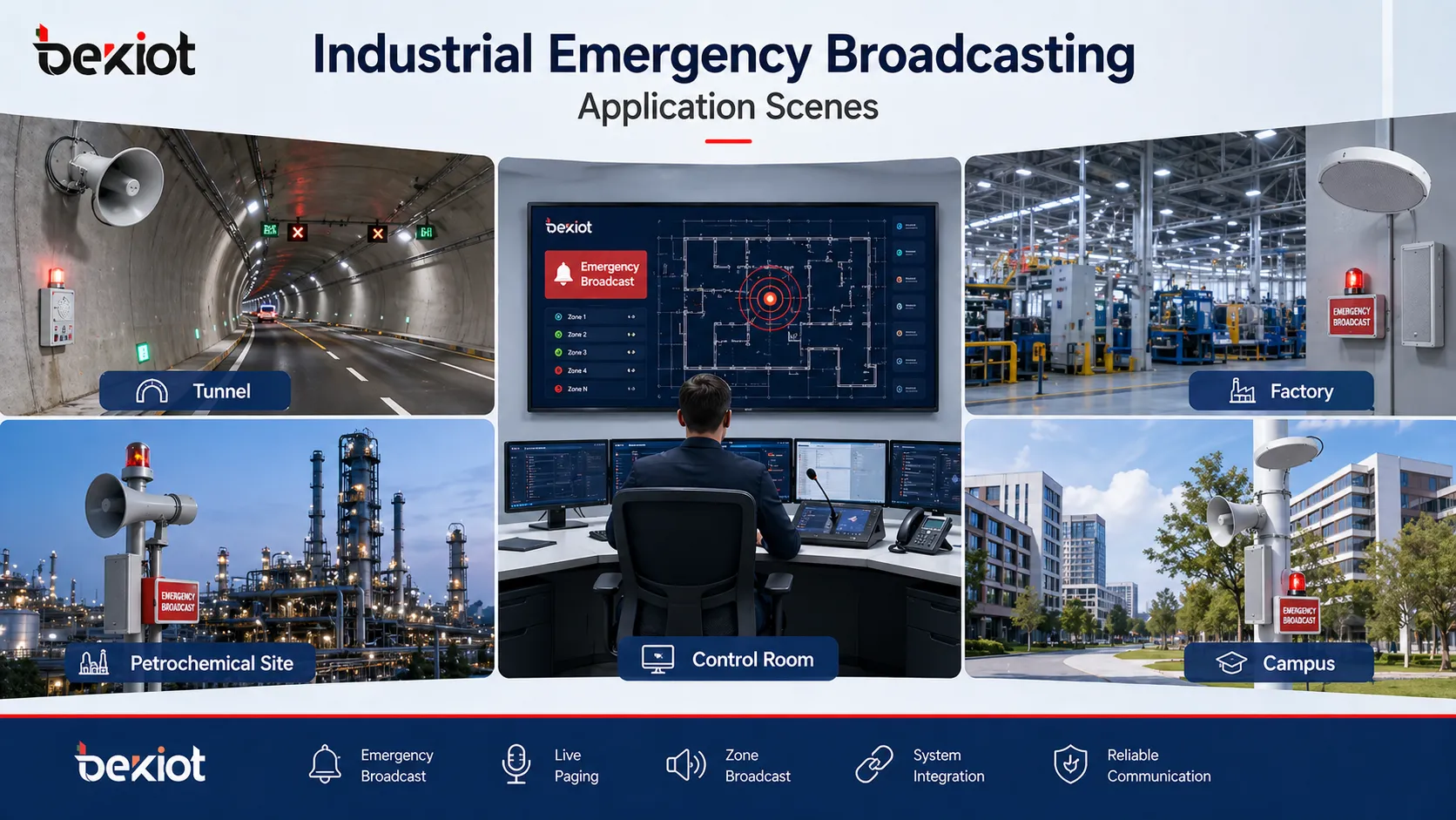 Sistema de megafonía en la comunicación de emergencia: funciones, beneficios y guía de selección