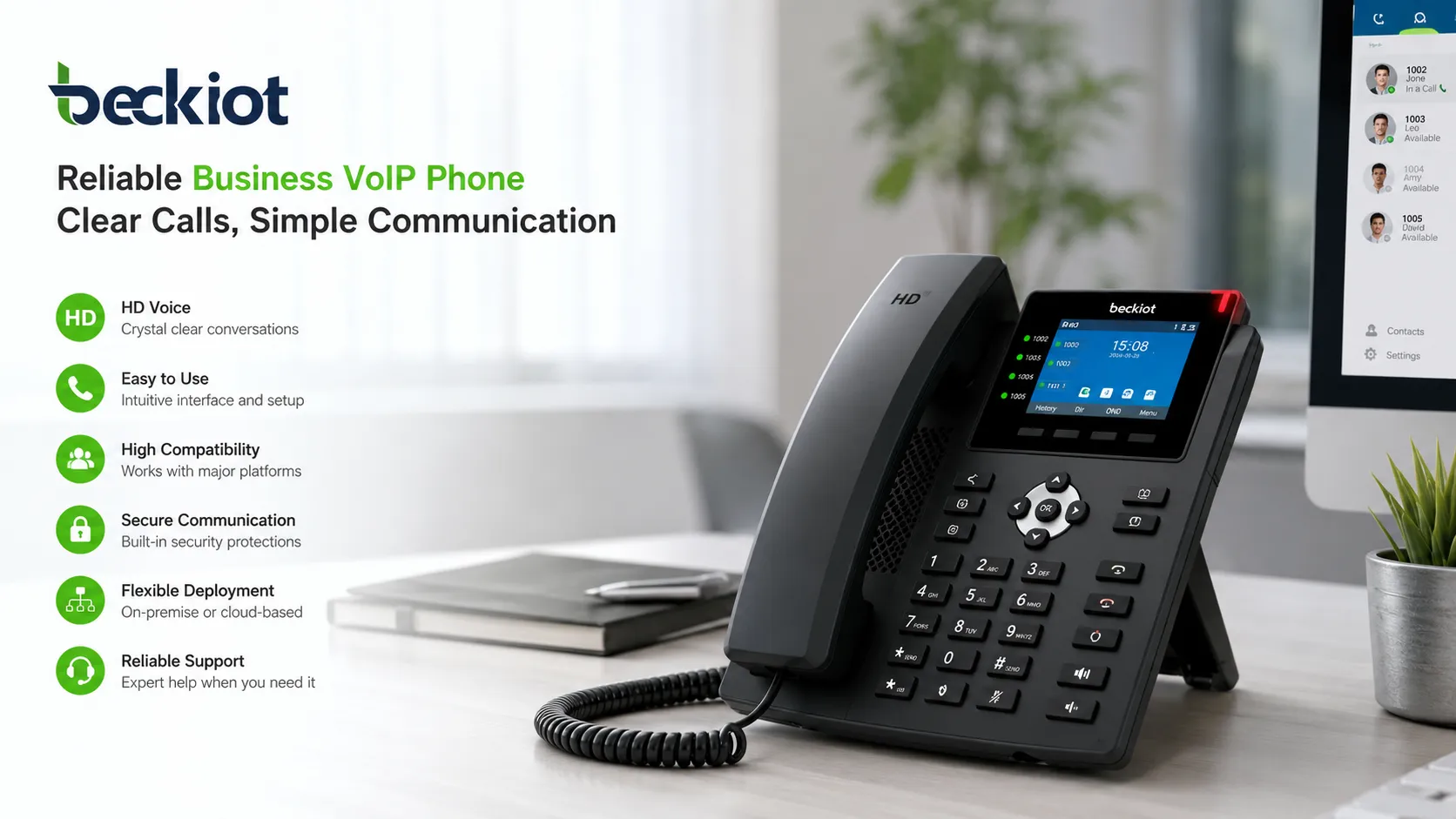 Cómo elegir el mejor sistema telefónico VoIP para tu pequeña empresa