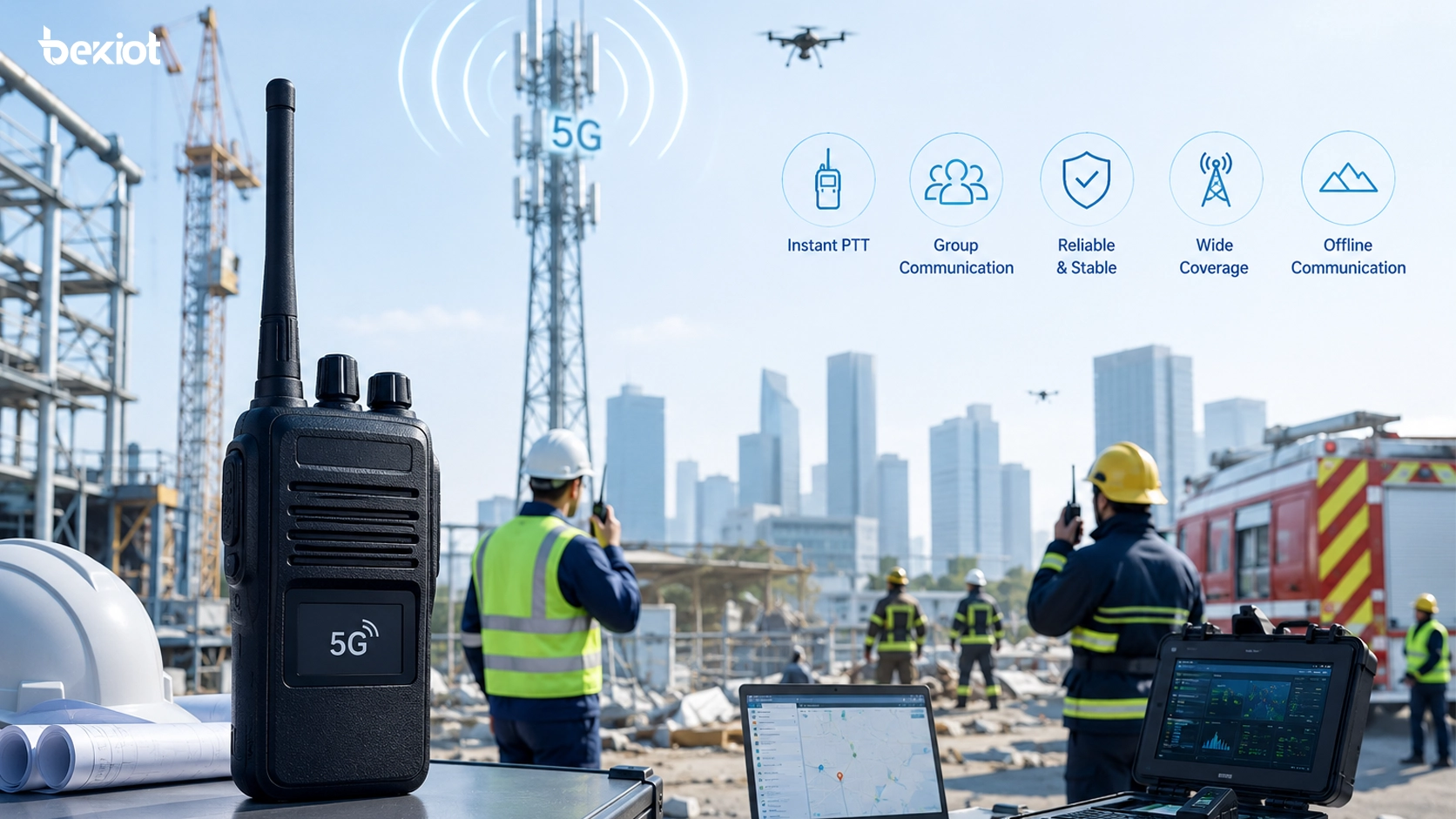 Por qué los walkie-talkies siguen siendo importantes en la era 5G