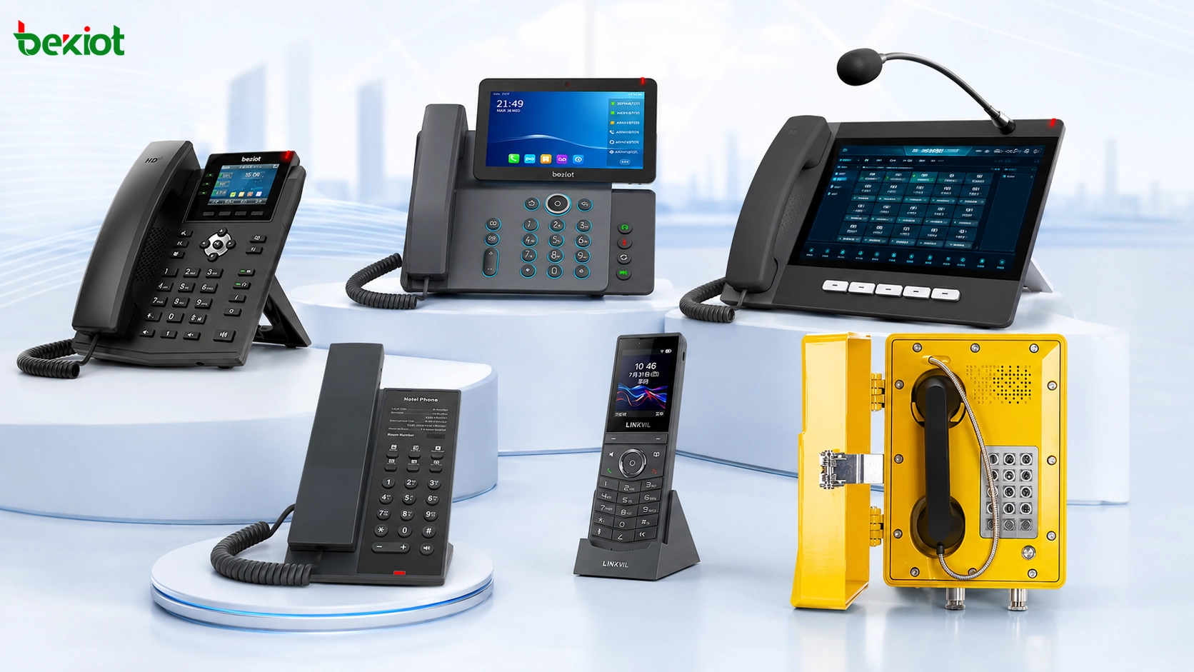 ¿Qué formas tienen los teléfonos IP? Tipos, funciones y escenarios de aplicación