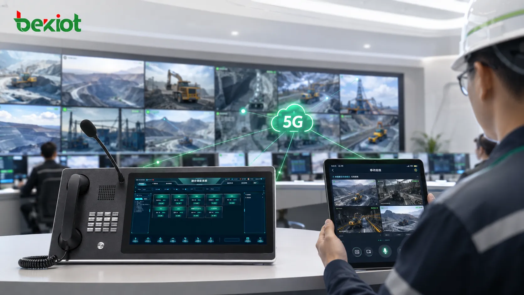 Solución de Convergencia de Video para Mina Inteligente 5G