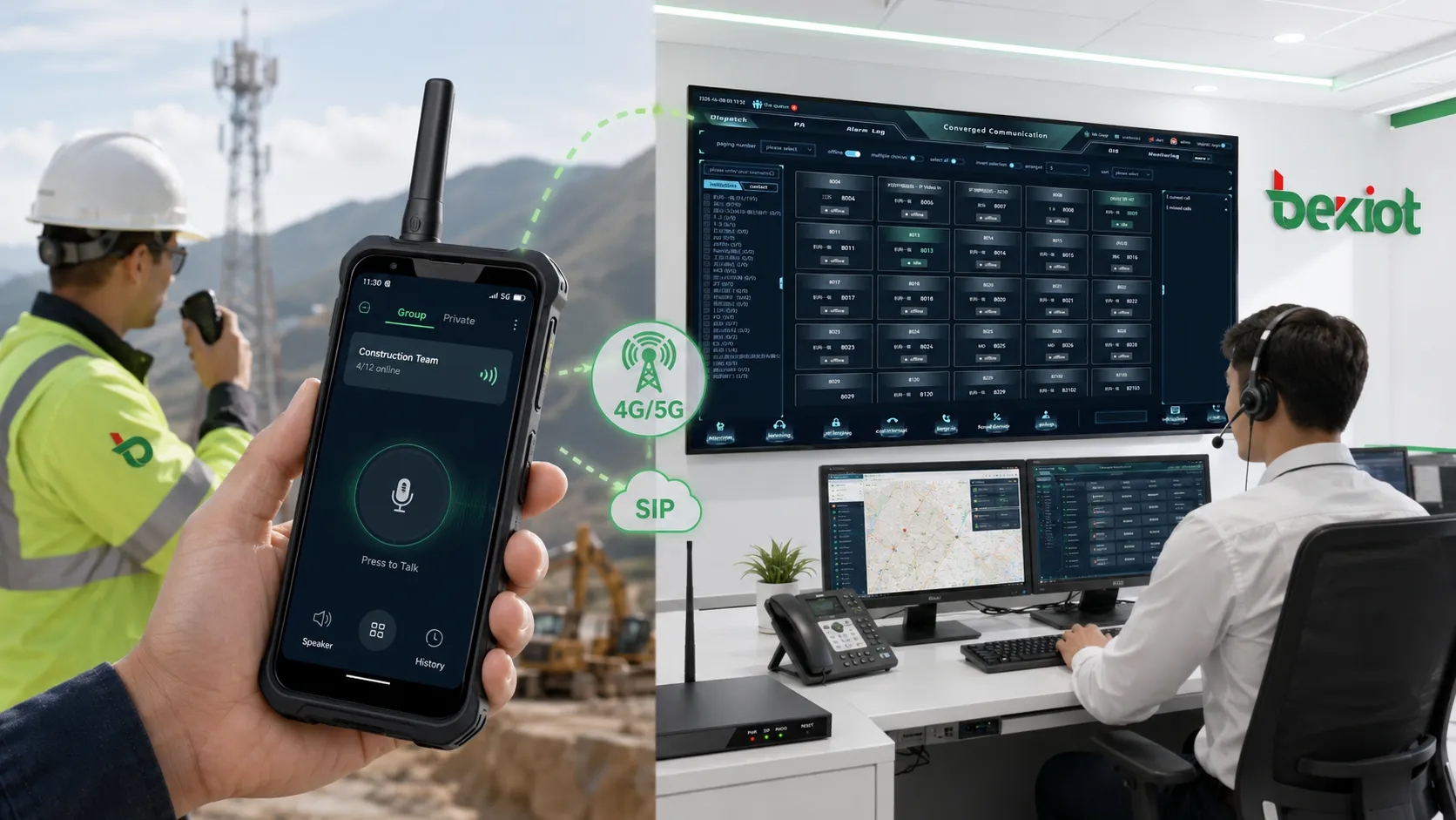 Sistema de radio digital troncalizado privado para seguridad pública parque químico puerto tránsito ferroviario y comunicación aeroportuaria