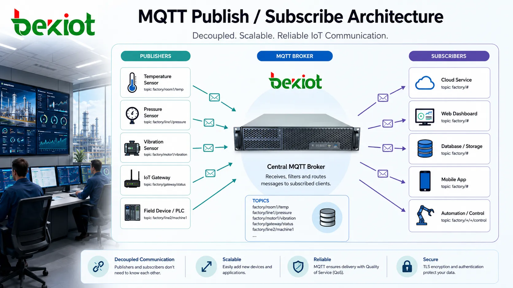 Análisis del principio de funcionamiento de MQTT