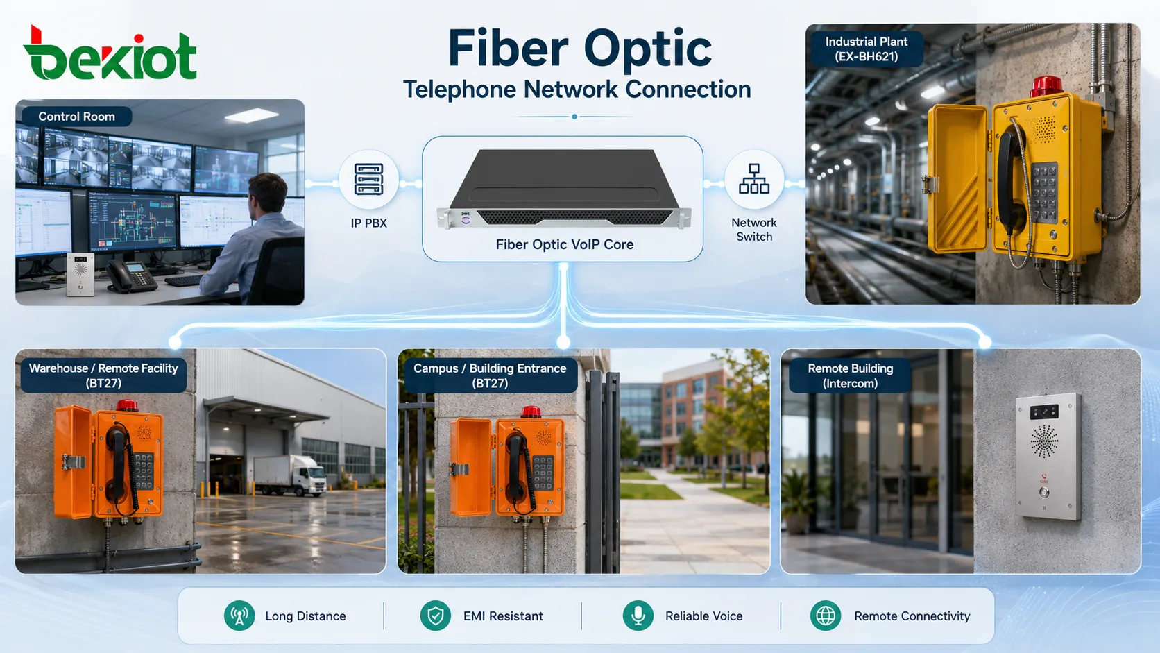 Teléfonos de fibra óptica: claridad de llamada y pasos de instalación
