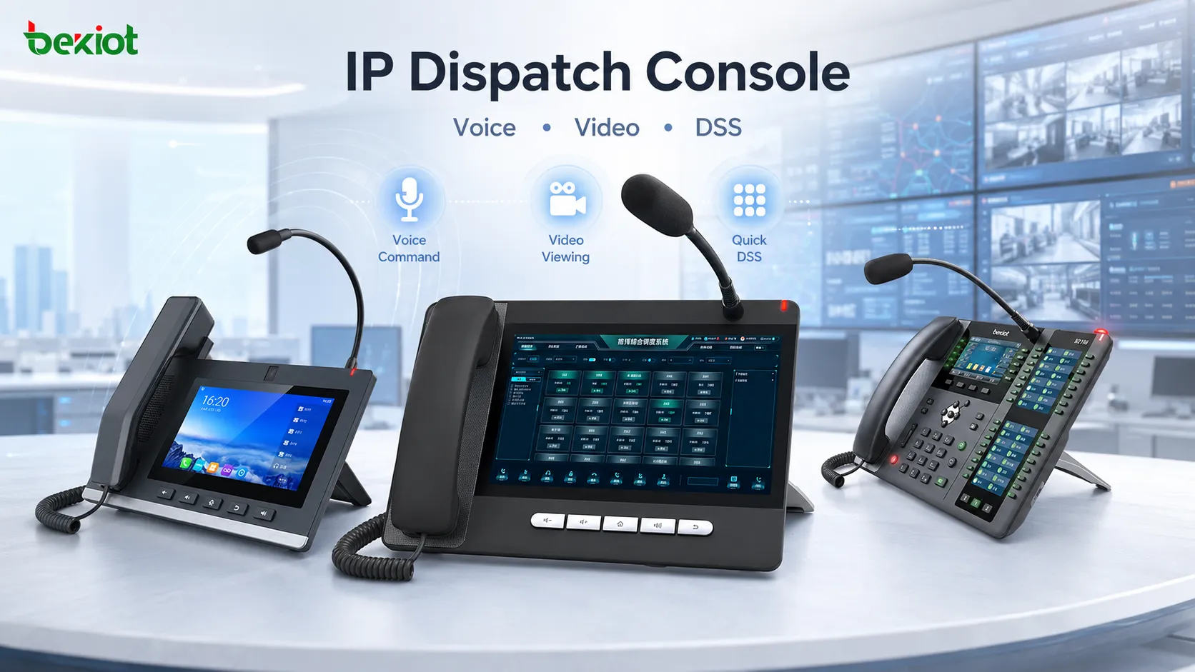 Teléfonos IP Adecuados para su Uso como Consola de Despacho