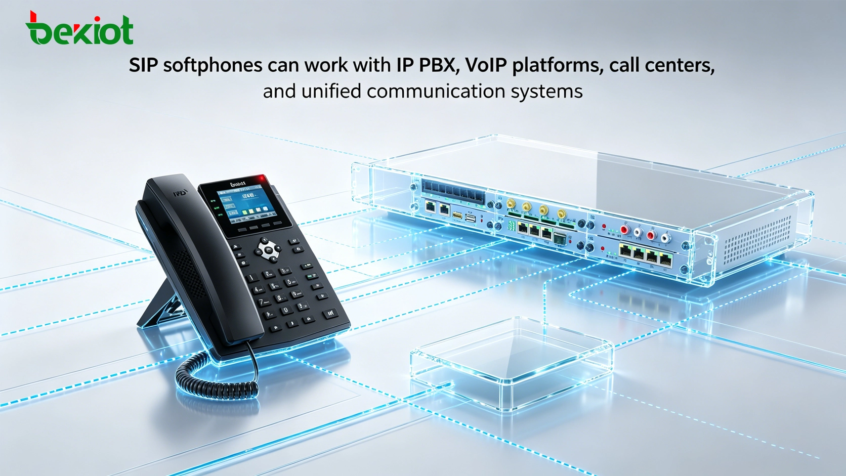 Integración de softphone SIP con central IP PBX, comunicaciones unificadas y plataforma de centro de llamadas