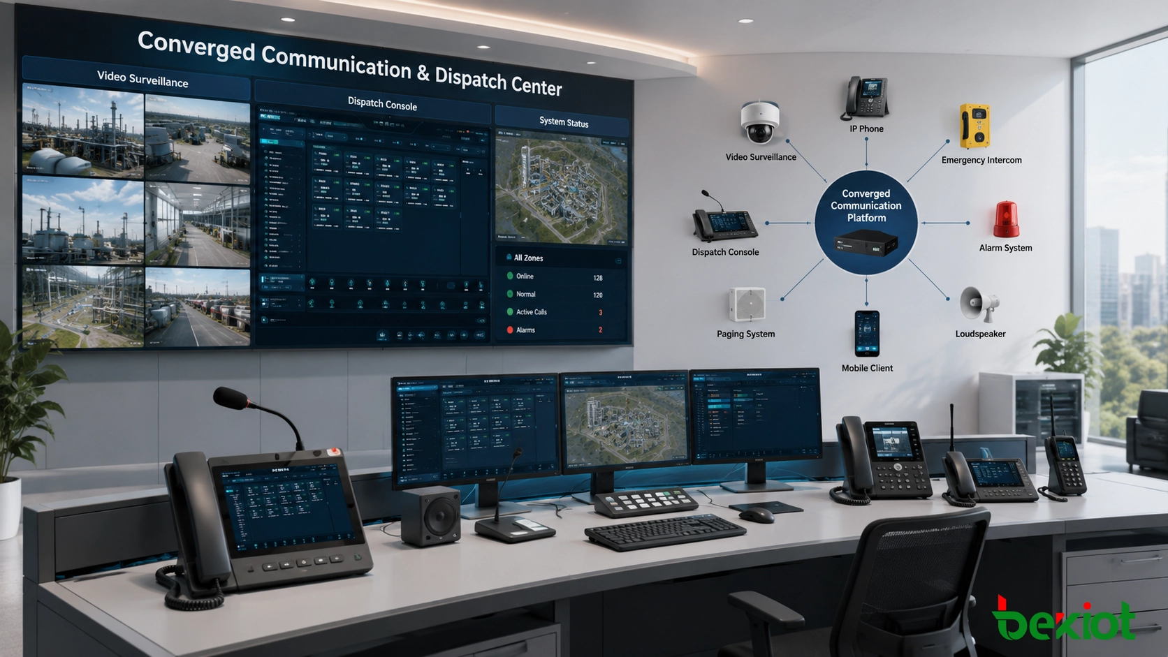 Integración de videovigilancia para sistemas de comunicaciones convergentes