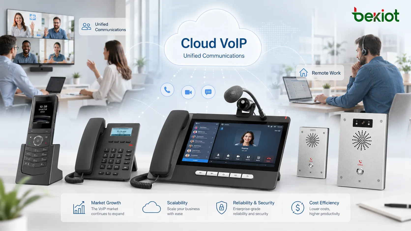 Crecimiento del mercado de software de telefonía VoIP impulsado por la comunicación en la nube, el trabajo remoto, las comunicaciones unificadas y las plataformas de voz empresarial