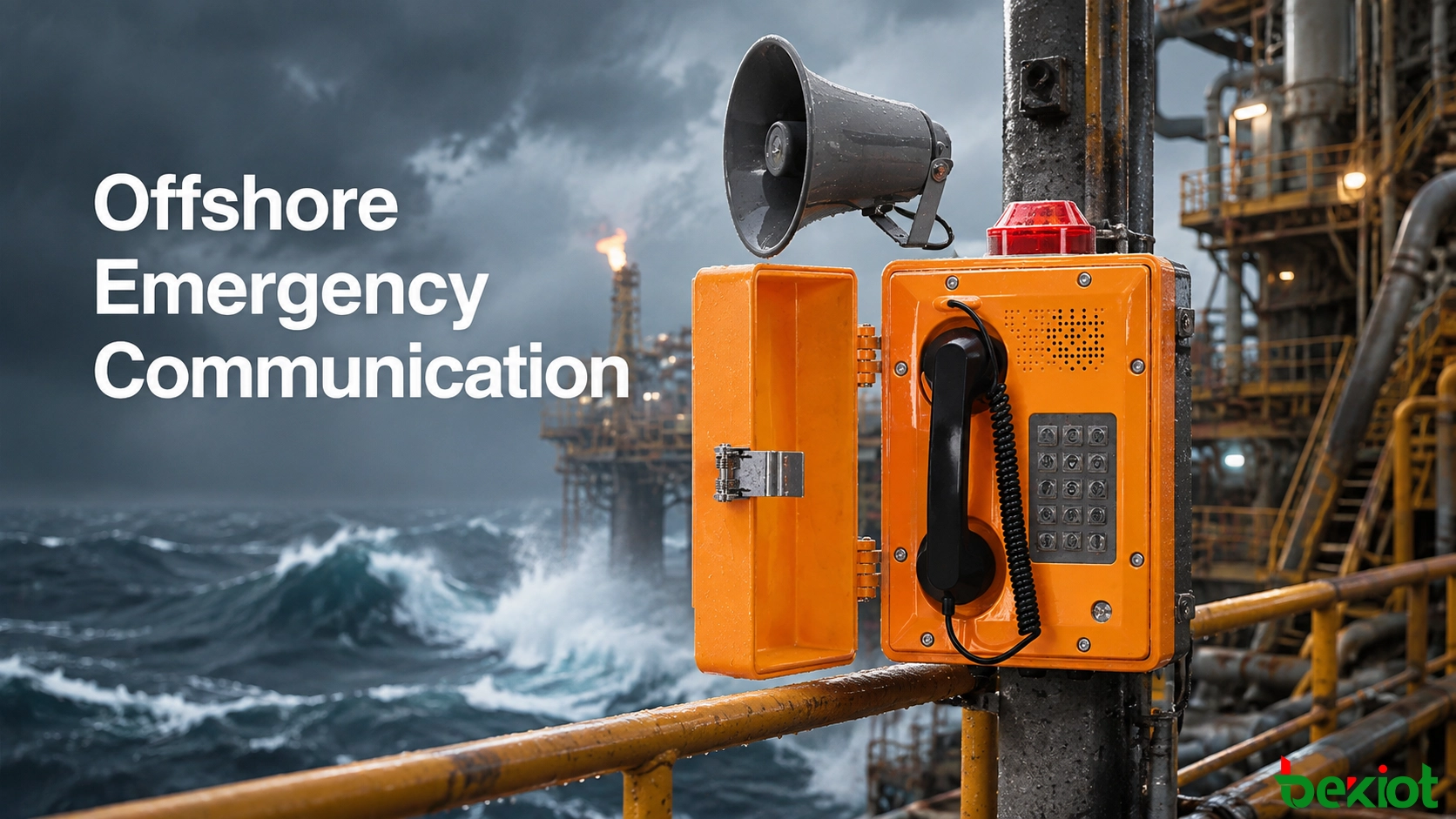 Solución de Comunicación de Emergencia para Plataformas Marinas