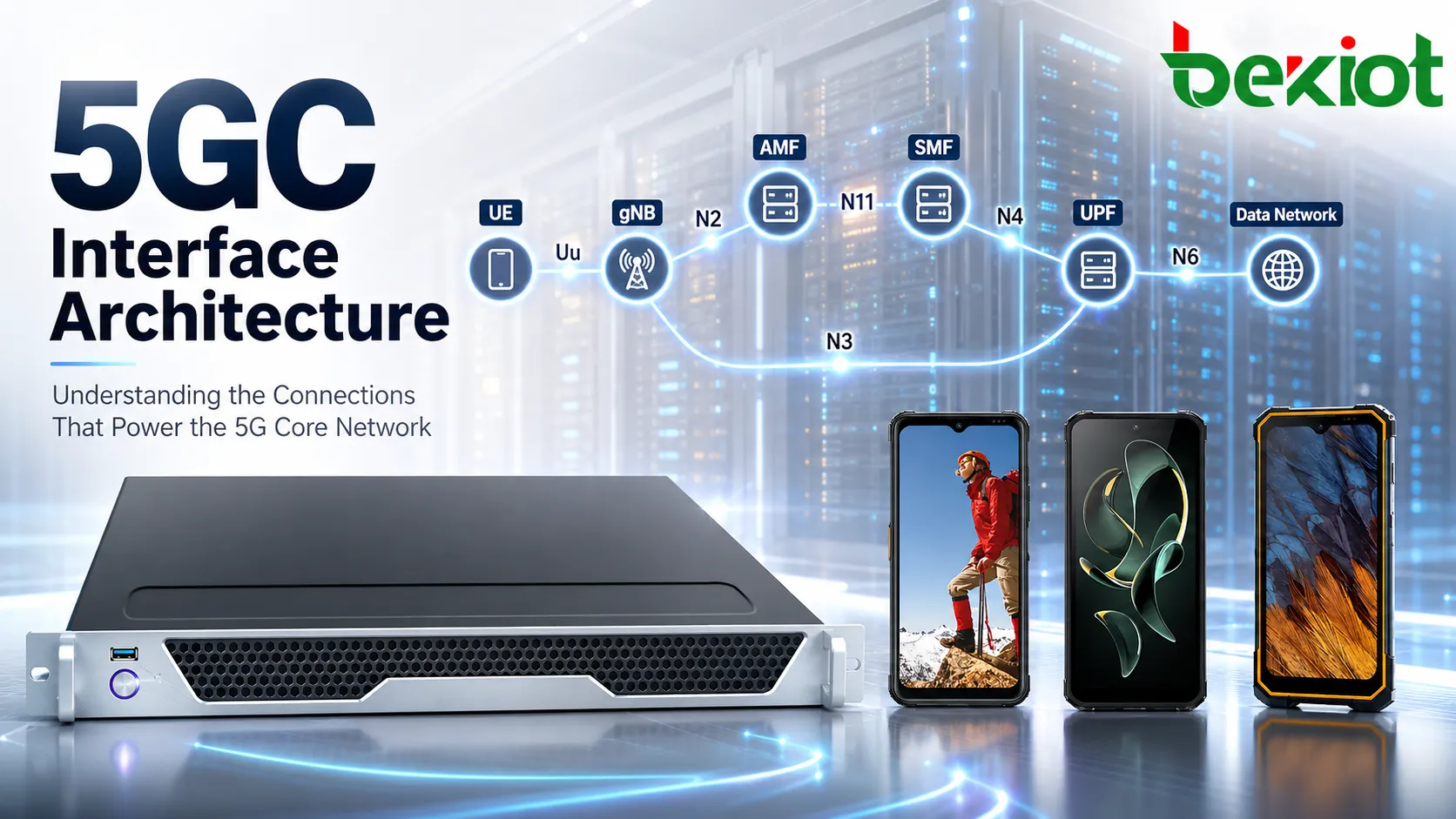 ¿Cómo se organizan las interfaces 5GC? Explicación de las interfaces principales y su mapeo con EPC