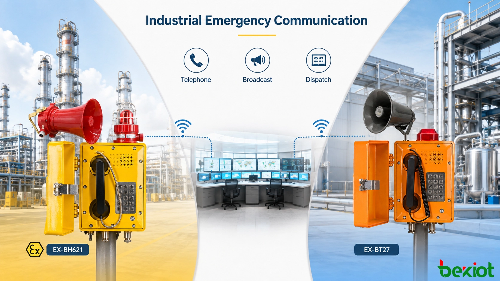 Comparación entre un teléfono a prueba de explosiones para áreas industriales peligrosas y un teléfono resistente al agua para entornos exteriores adversos