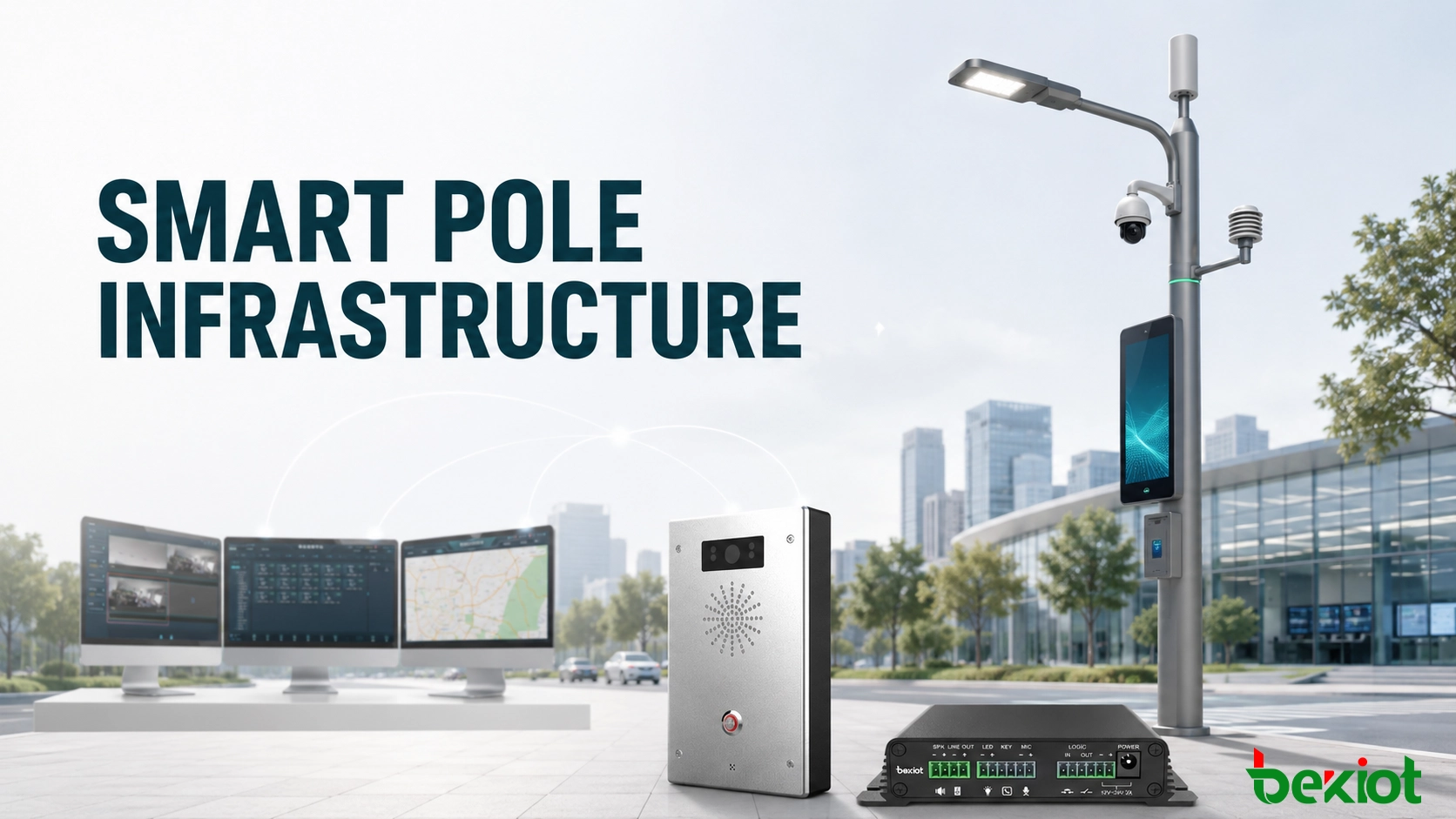 Cómo construir una edge urbana compartida con postes inteligentes