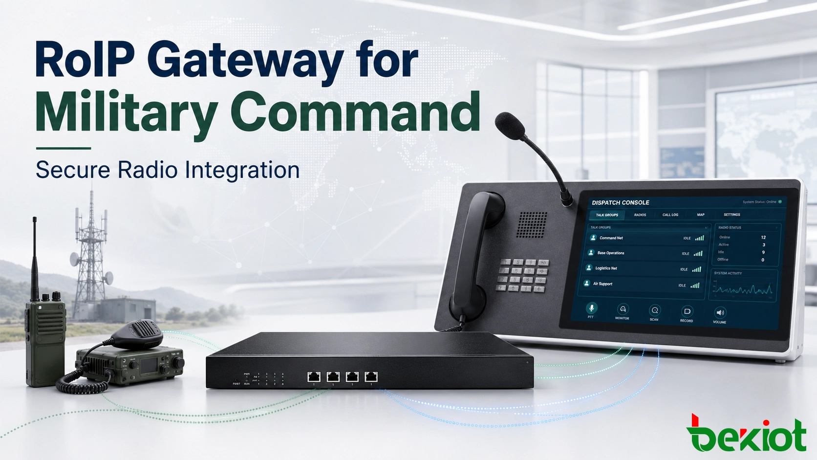 Puerta de enlace RoIP para comunicaciones de mando militar: una solución práctica de integración de radios