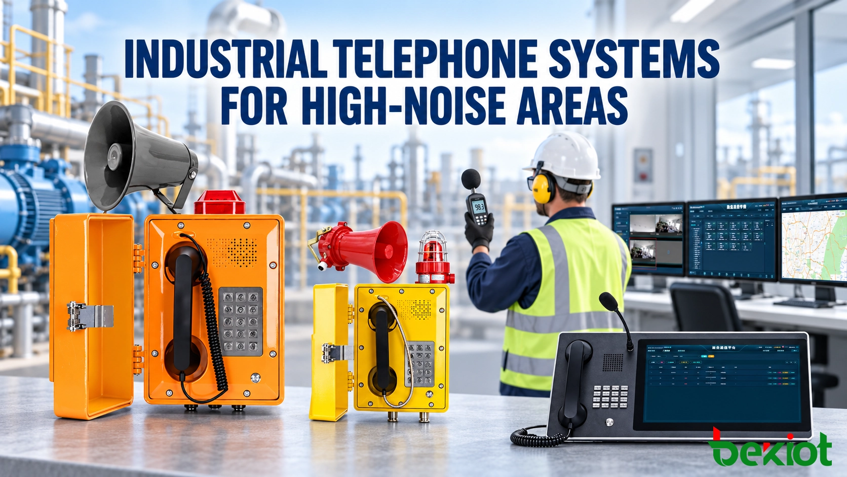Cómo diseñar un sistema telefónico industrial para entornos ruidosos