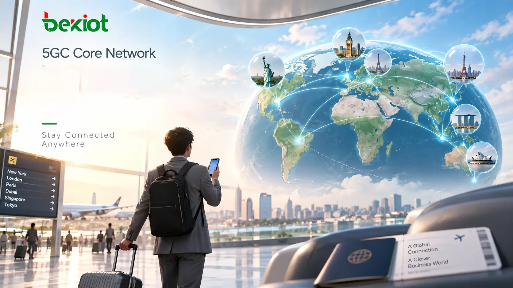 Tras completar la 5GC Mobility Registration Update, el New AMF envía Registration Accept con un nuevo 5G-GUTI, Allowed NSSAI, T3512 y Registration Area, y el UE responde con Registration Complete