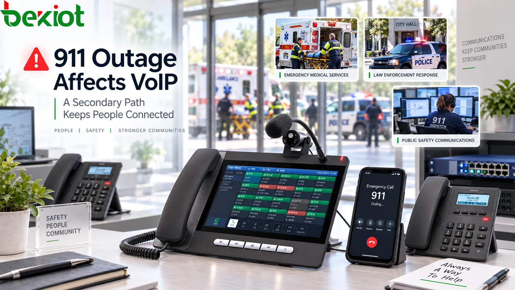 Las interrupciones intermitentes del 911 afectan a VoIP: por qué las llamadas de emergencia necesitan una ruta secundaria