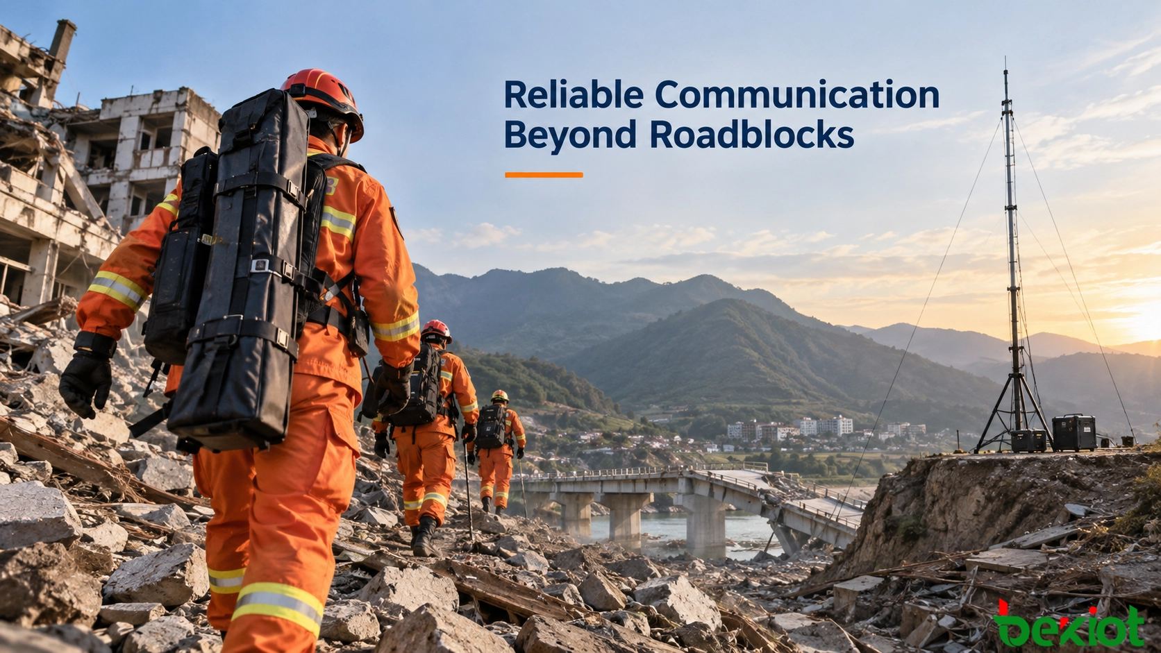¿Cómo pueden los mástiles de antena portátiles mejorar las comunicaciones de emergencia?