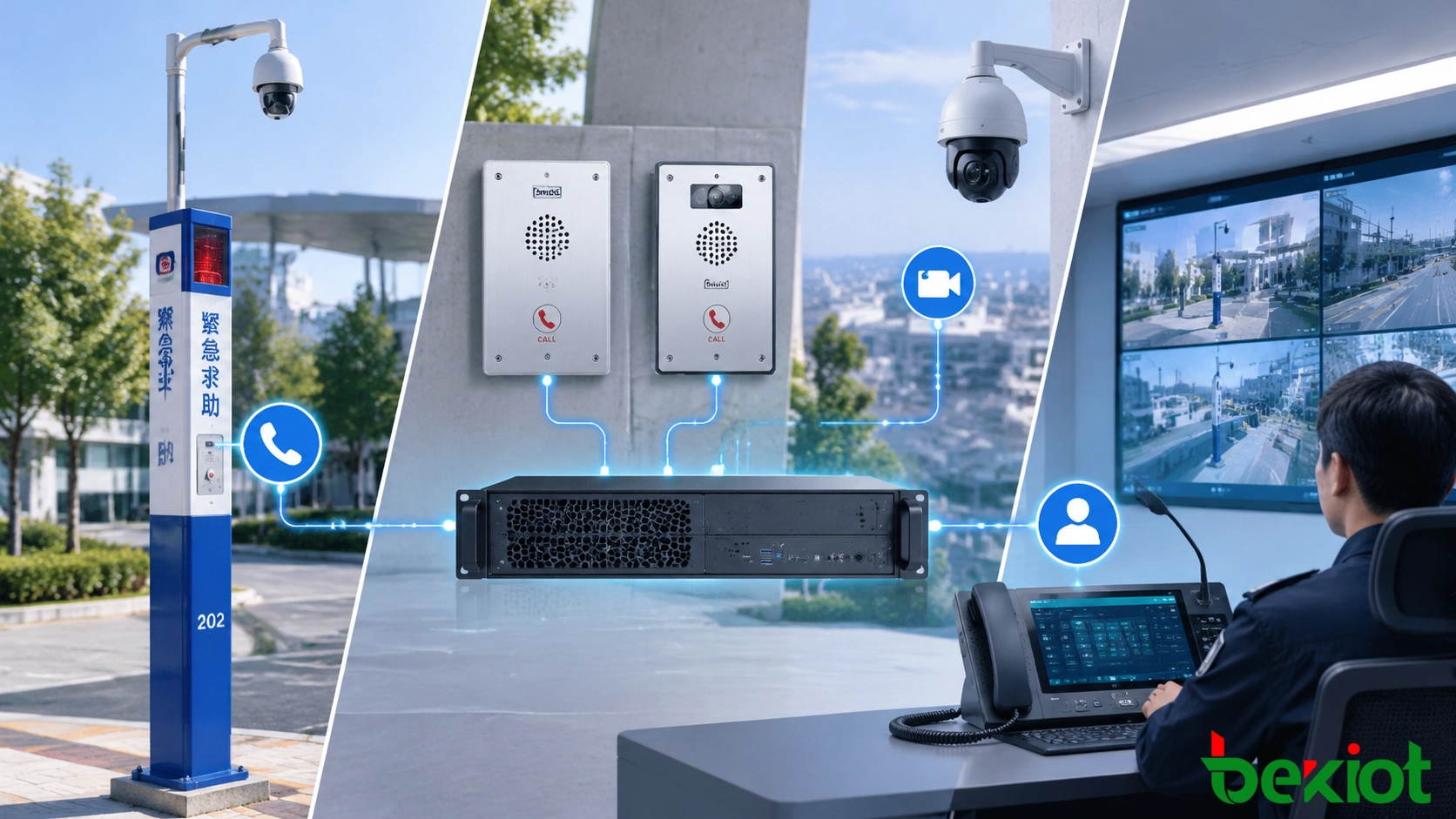 Cómo integrar intercomunicadores SIP de emergencia con sistemas de CCTV y alarmas