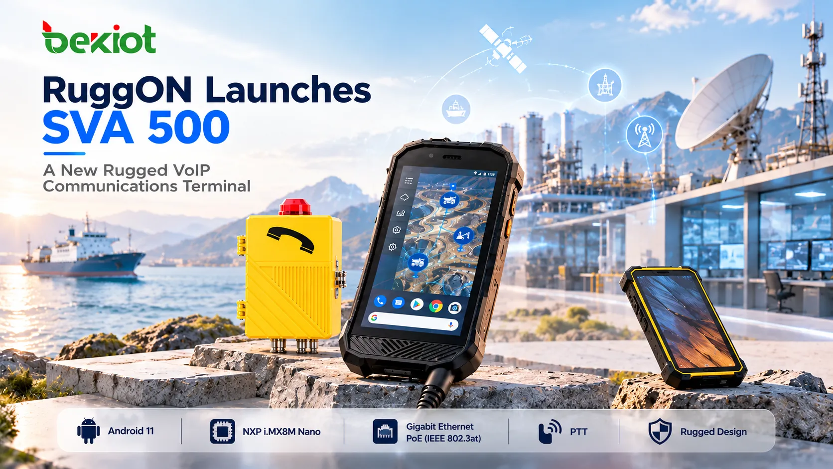 RuggON presenta el SVA 500: un nuevo terminal robusto de comunicaciones VoIP